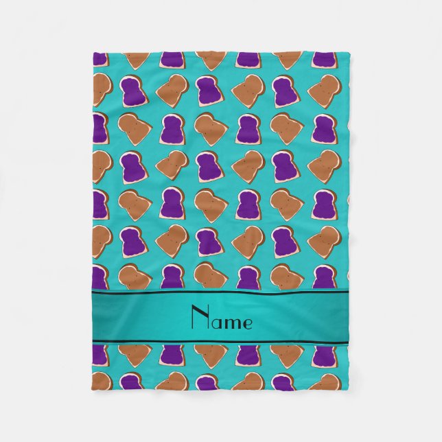 Cobertor De Velo Geléia conhecida personalizada da manteiga de (Frente)