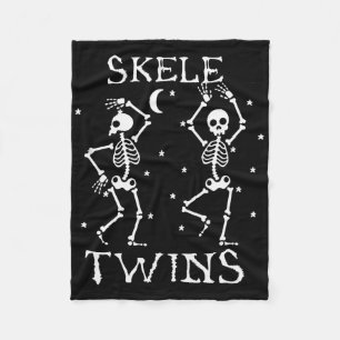 Cobertor De Velo Gêmeos Halloween Matando Skeletins ganha dança eng