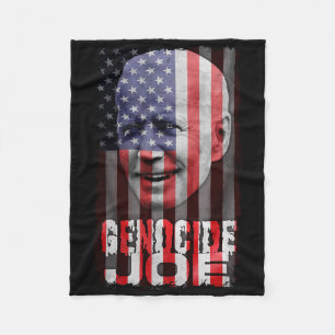 Cobertor De Velo Genocídio Joe Biden Anti Biden Bandeira Americana
