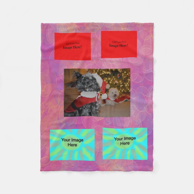 Cobertor De Velo Geométrico abstrato (Frente)