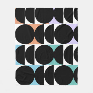 Cobertor De Velo Geométrico de Meio século Moderno