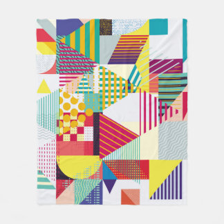 Cobertor De Velo Geométrico decorativo, padrão sem costura abstrato