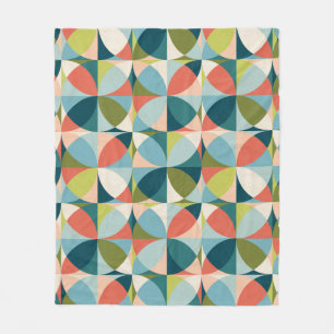 Cobertor De Velo Geométrico do século médio, Design sem costura Abs