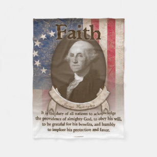 Cobertor De Velo George Washington - fé