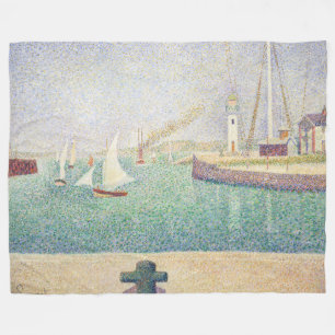 Cobertor De Velo Georges Seurat - Entrada do porto de Honfleur