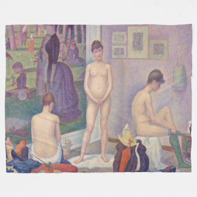 Cobertor De Velo Georges Seurat - Os Modelos (Frente (Horizontal))
