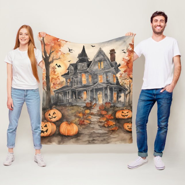 Cobertor De Velo Gerado pelo Spooky Old House AI (In Situ)