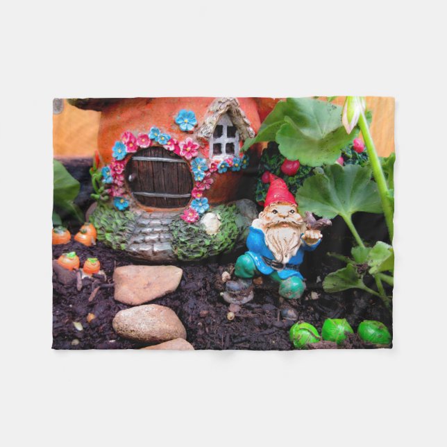 Cobertor De Velo Geranium Gnome 01 (Frente (Horizontal))