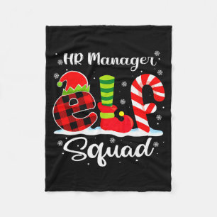 Cobertor De Velo Gerente de Rh Esquadrão de Elfos Natal Recrutador