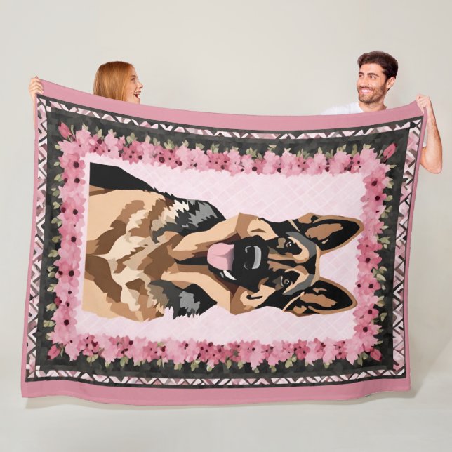 Cobertor De Velo German shepherd vazio (In Situ)