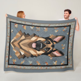 Cobertor De Velo German shepherd vazio
