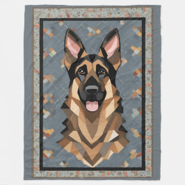 Cobertor De Velo German shepherd vazio