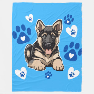 Cobertor De Velo German shepherd vazio