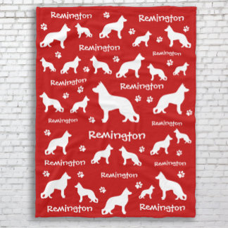 Cobertor De Velo German shepherd vazio | Presente Leal e Adorável