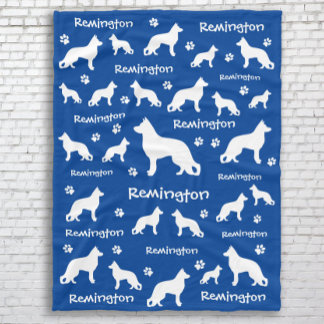 Cobertor De Velo German shepherd vazio | Presente Leal e Adorável