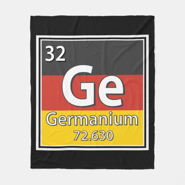 Cobertor De Velo Germânio - Alemanha Bandeira Alemã (Frente)