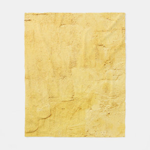 Cobertor De Velo gesso texturizado de abstrato amarelo-claro na par