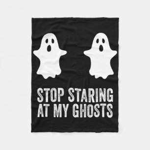 Cobertor De Velo Ghost Boo Para De Olhar Para Meus Fantasmas Breast