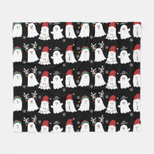 Ghost Fleece Blanket de Feliz Natal