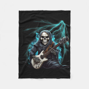 Cobertor De Velo Ghost Guitar Legal Guitar Player Skeleton Mãos Gui