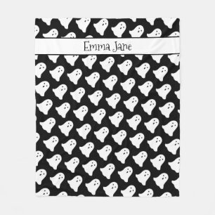Cobertor De Velo Ghost Halloween Fleece Blanket Personalizado