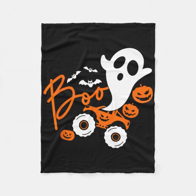 Cobertor De Velo Ghost Rider Monster Halloween Pumpkin (Frente)