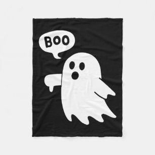 Cobertor De Velo Ghost Screaming Boo Desaprovando o Halloween do Fa