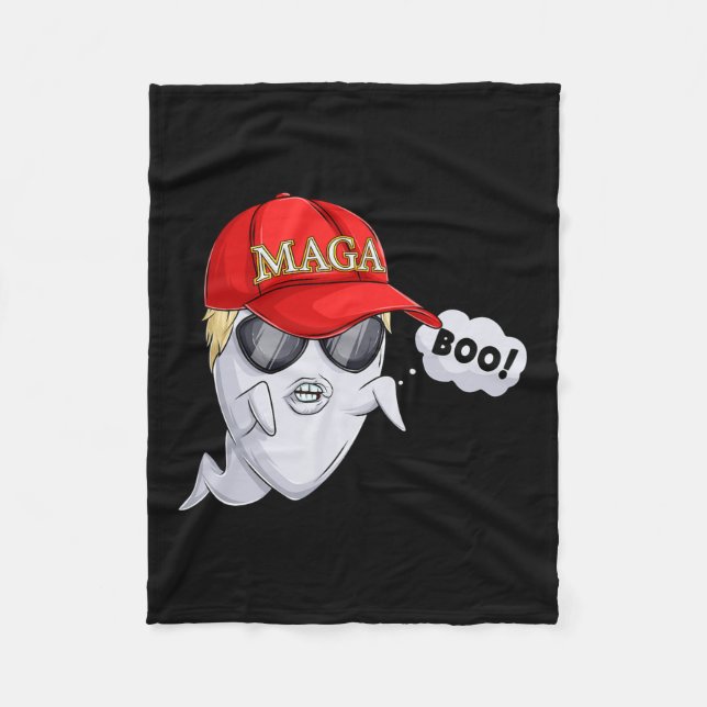 Cobertor De Velo Ghost Trump Halloween Costume (Frente)