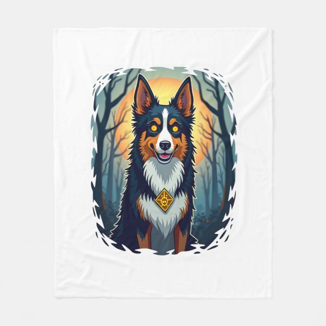 Cobertor De Velo Ghoul Greyhound Dash (Frente)