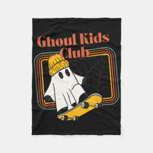 Cobertor De Velo Ghoul Kids Club Skater Halloween Legal Skateb