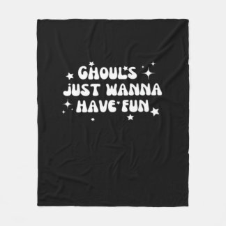 Cobertor De Velo Ghouls Só Quer Divertir-Se Com Design Básico