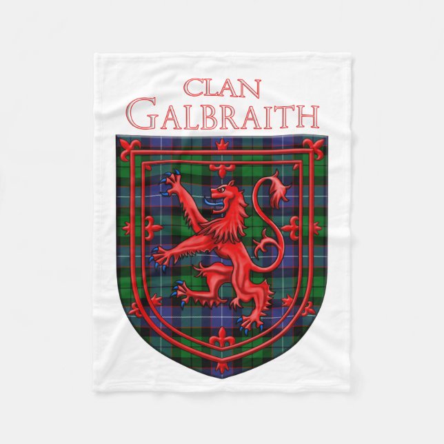 Cobertor De Velo Gibson Tartan Scottish Xadrez Lion Rampant (Frente)