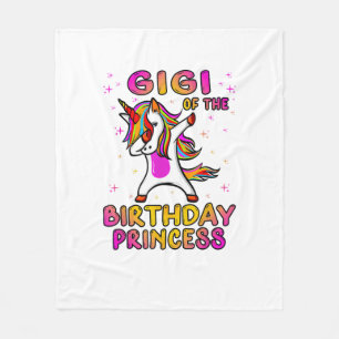 Cobertor De Velo Gigi da Menina Princesa de Aniversário - Vovó Dabb