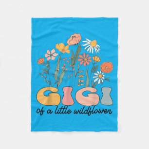 Cobertor De Velo Gigi do Aniversário da Pequena Flor Silvestre Bebê