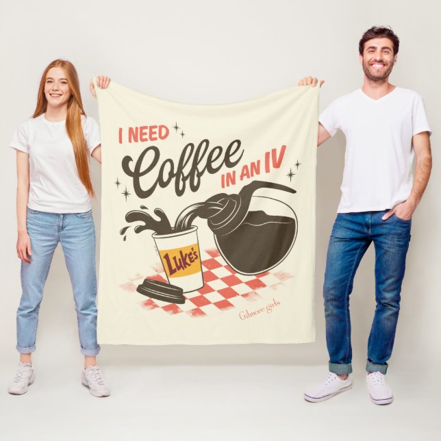 Cobertor De Velo Gilmore Girls Luke’s Coffee IV Quote (In Situ)