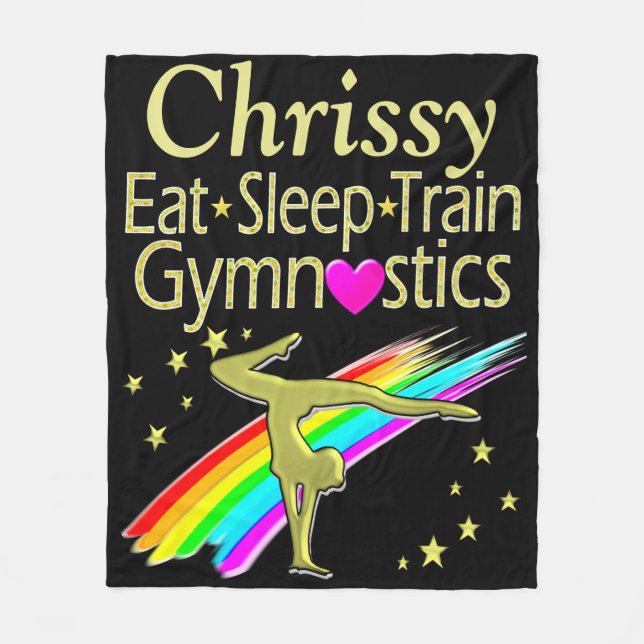 COBERTOR DE VELO GINÁSTICA PESSOALIZADA DE GINÁSTICO DE SONO (Frente)