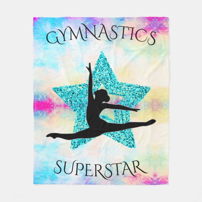 Cobertor De Velo Ginástica Superstar Fleece Blanket (Frente)
