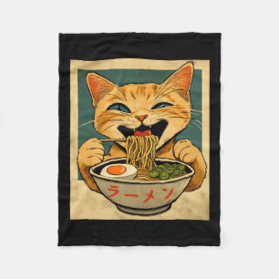 Cobertor De Velo Ginger Ginger Ramen Japonês Anime Kawaii Cat G