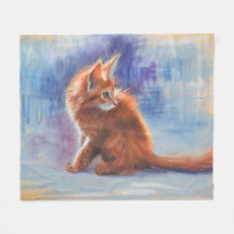 Ginger Kitten na Luz Pastel