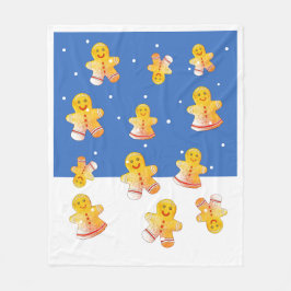 Cobertor De Velo Gingerbird Flece Blanket