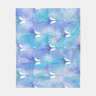 Cobertor De Velo Ginkgo Biloba deixa o padrão de outono