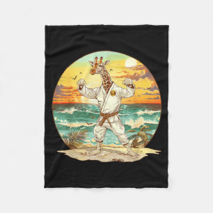 Cobertor De Velo Girafa de Karatê Artes Marciais Mma Taekwondo