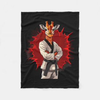 Cobertor De Velo Girafa de Karate Artes Marciais Mma Taekwondo
