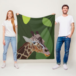 Cobertor De Velo Giraffe Animal Giraffe
