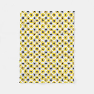 Cobertor De Velo Girassóis4 Branco BG