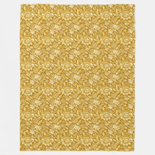 Cobertor De Velo Girassóis de William Morris, amarelo da