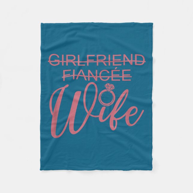 Cobertor De Velo Girlfriend Fiancée Wife, Married Engagement Weddin (Frente)