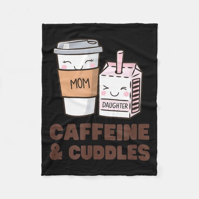 Cobertor De Velo Girls Caffeine &amp; Cuddles Twinning Coffee Juice (Frente)