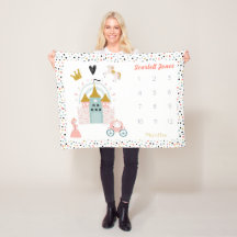 Girls Magical Princess Castle Monthly Milestone