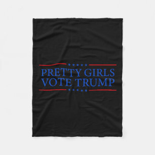 Cobertor De Velo Girls Vote Trump